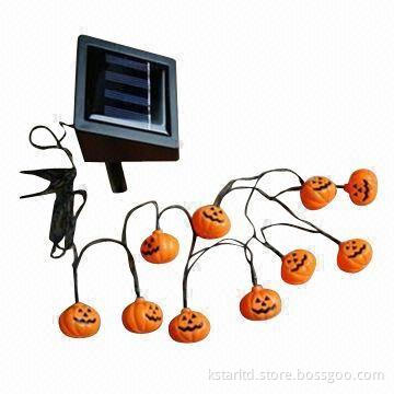 Solar string light with 10pcs LED and ornament